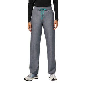 Figs High Waisted Livingston Basic Scrubs T21003 Graphite 2 Pocket Size XXL